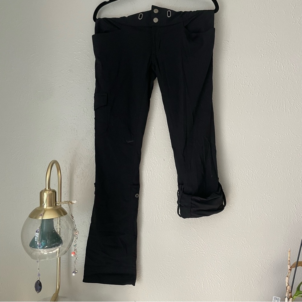 Black Columbia Pants with Adjustable Cropped Legs
